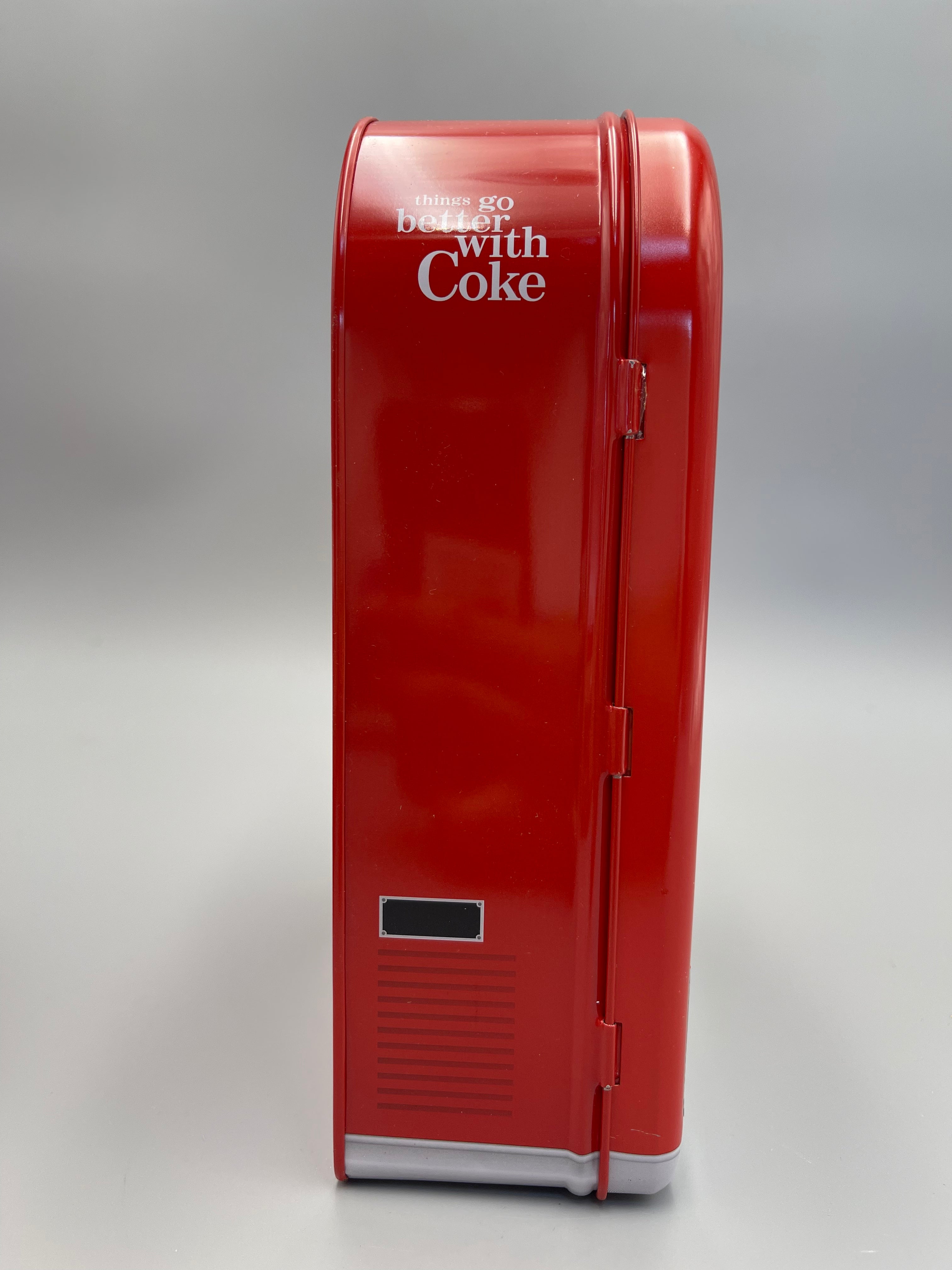 【ビンテージ】Coca-Cola 120th anniversary非売品 置物 Coca-Cola 120th Anniversary Bending machine CAN 40' 50' 60