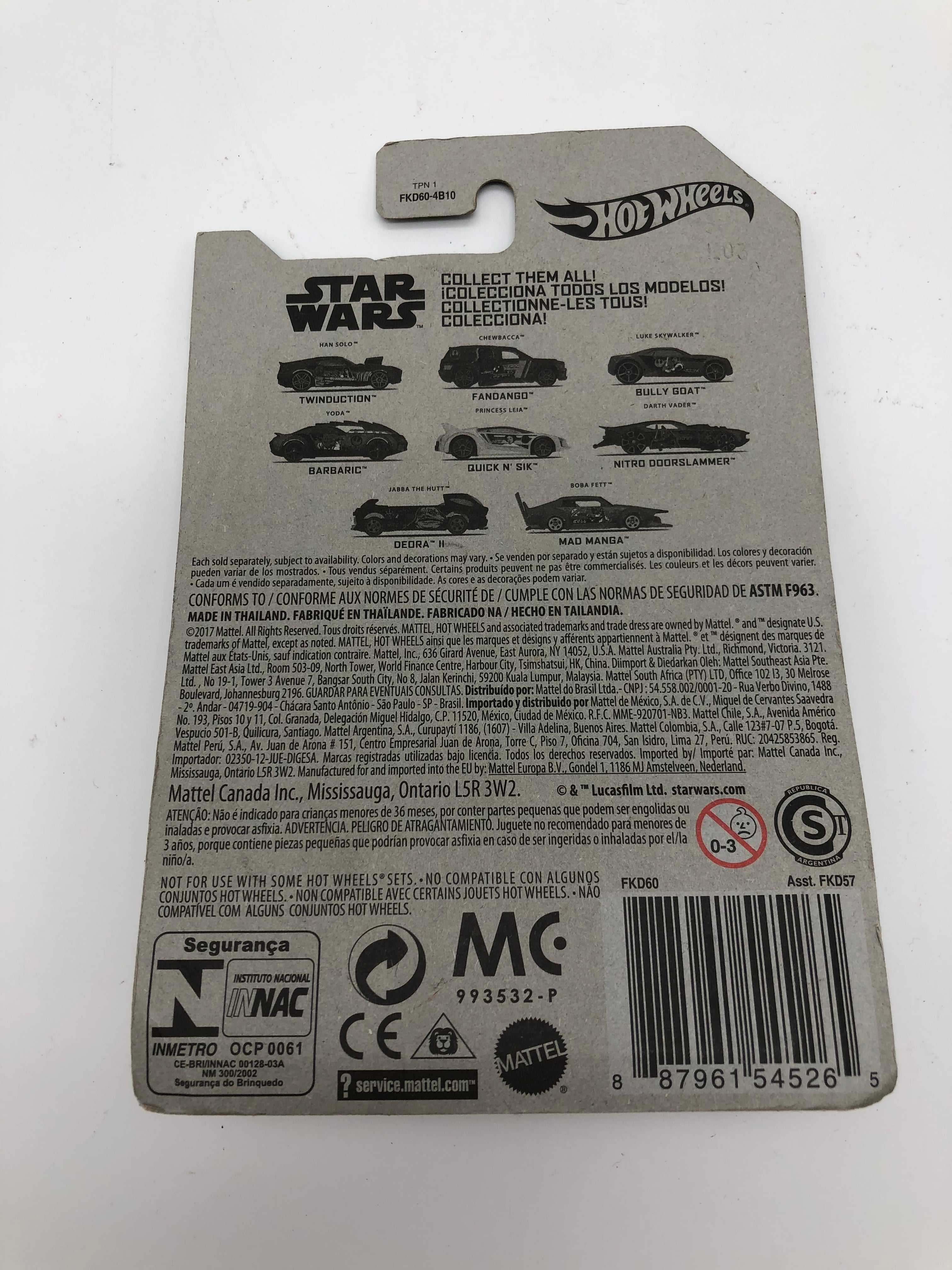 Hot Wheels Yoda Barbaric