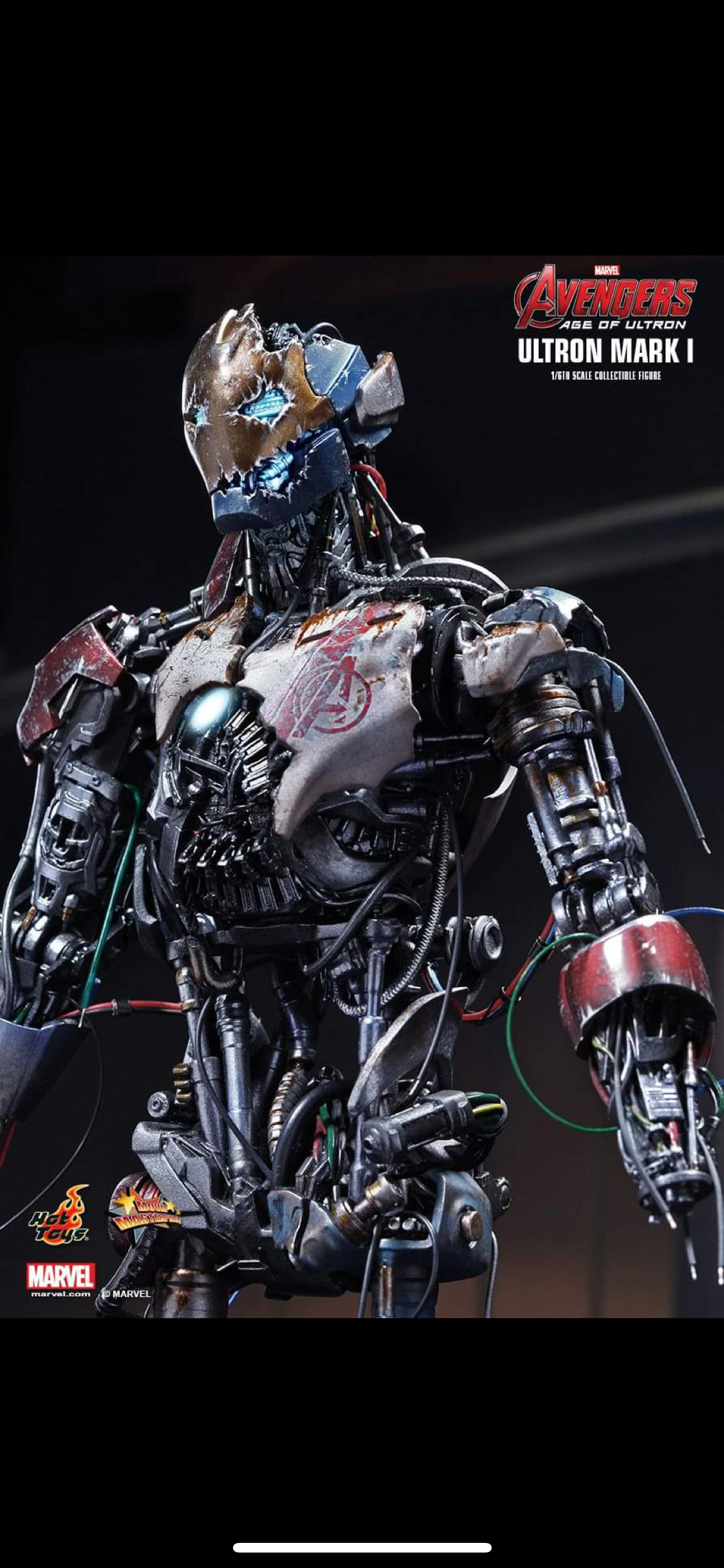 Item: Hot Toys 𝐀𝐆𝐄 𝐎𝐅 𝐔𝐋𝐓𝐑𝐎𝐍 𝐋𝐈𝐍𝐄 MARK 1