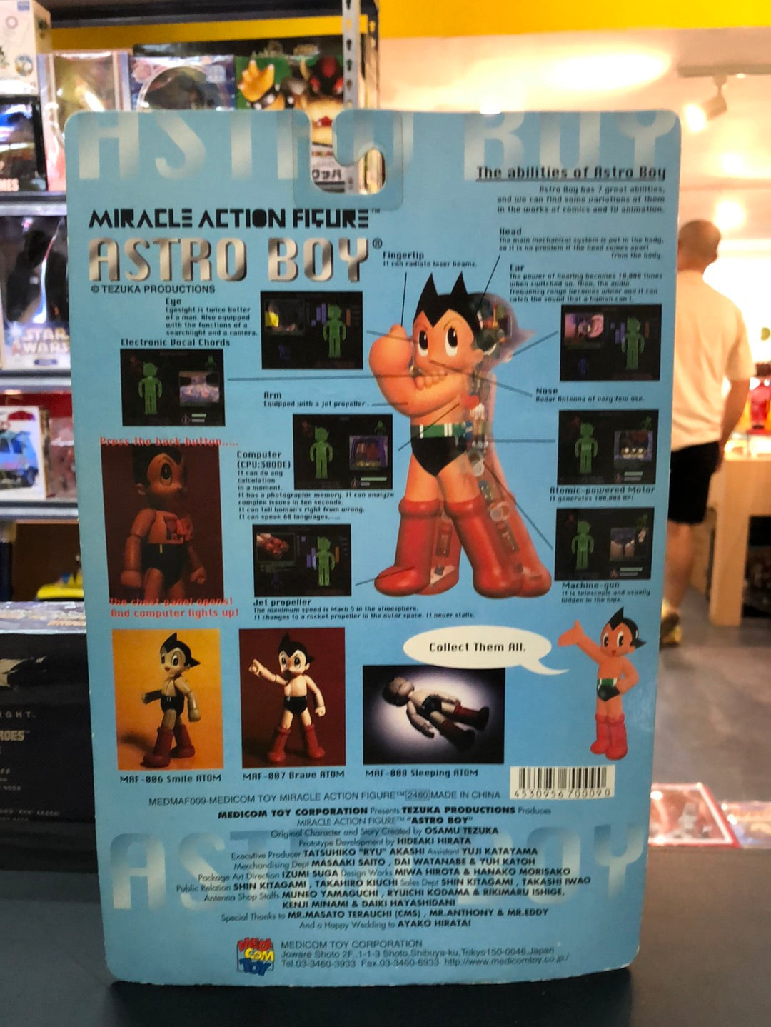 Miracle Action Figure Astroboy ( gray 2,black 1)