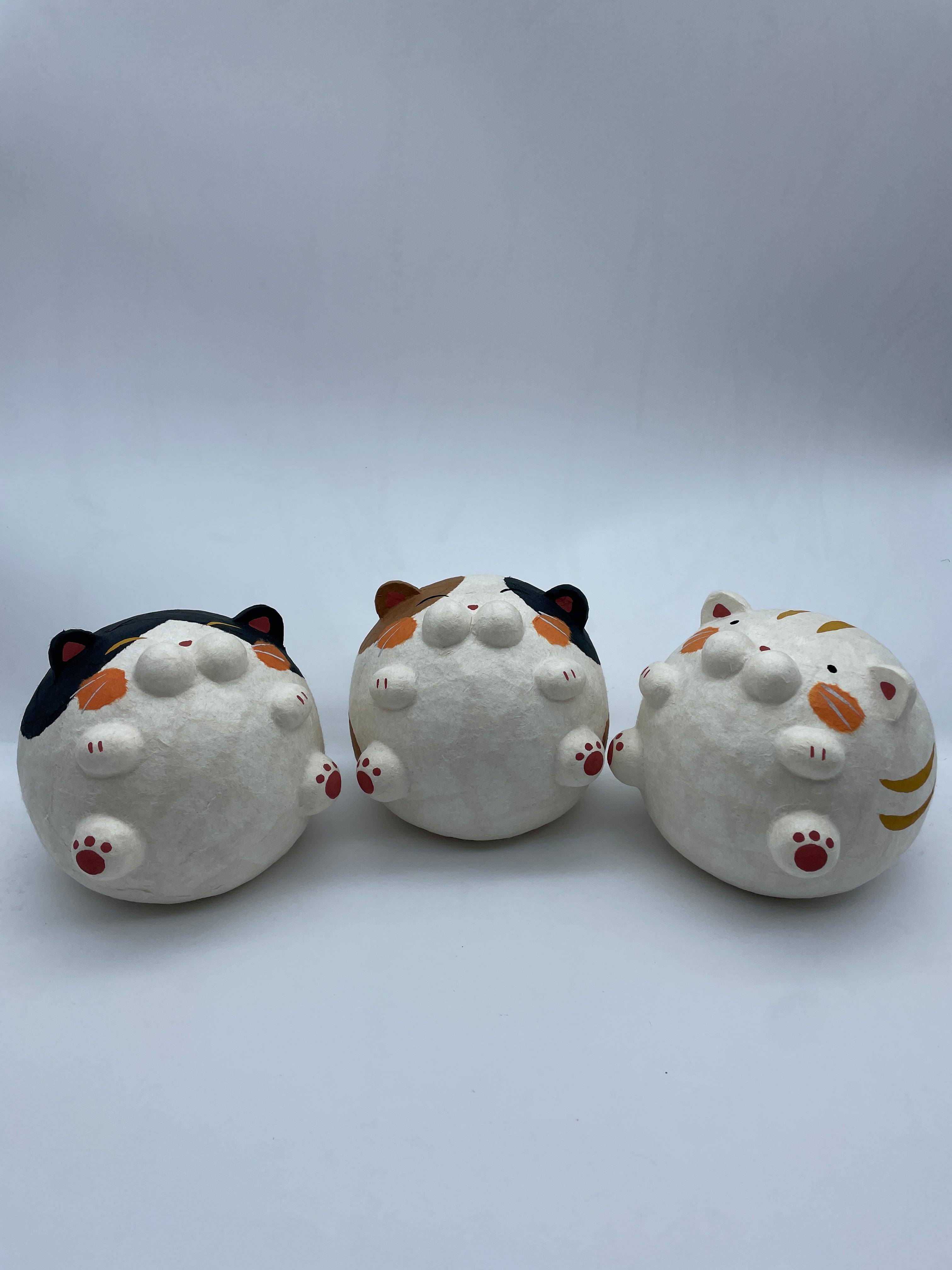 Japanese Paper Cat Doll