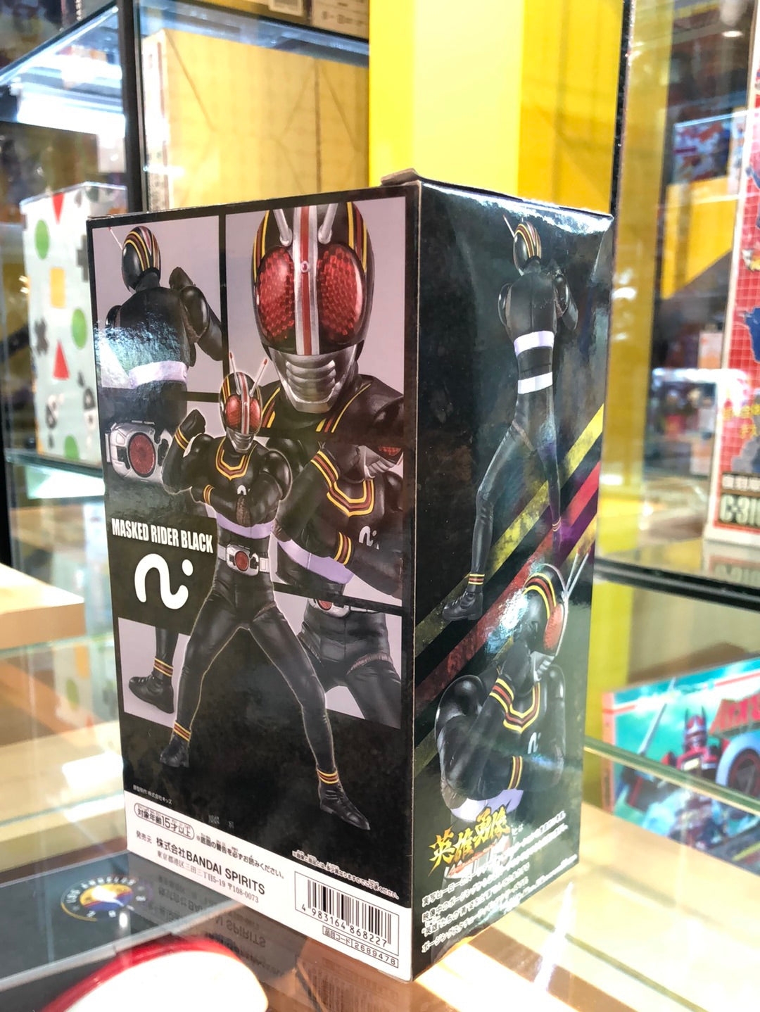 Masked rider black heros brave statue figure