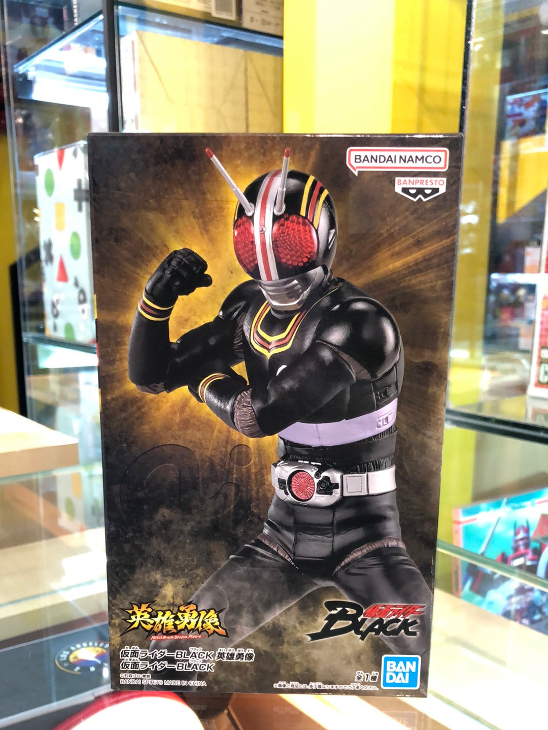 Masked rider black heros brave statue figure