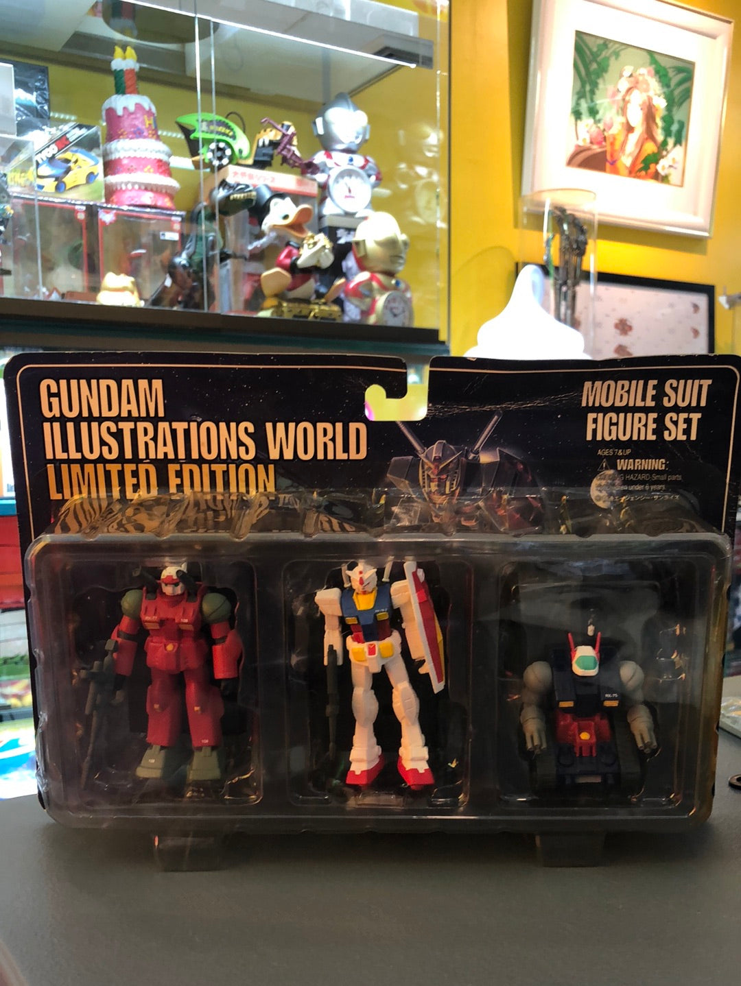 gundam Illustrations world Limited edition mobile suit figure set