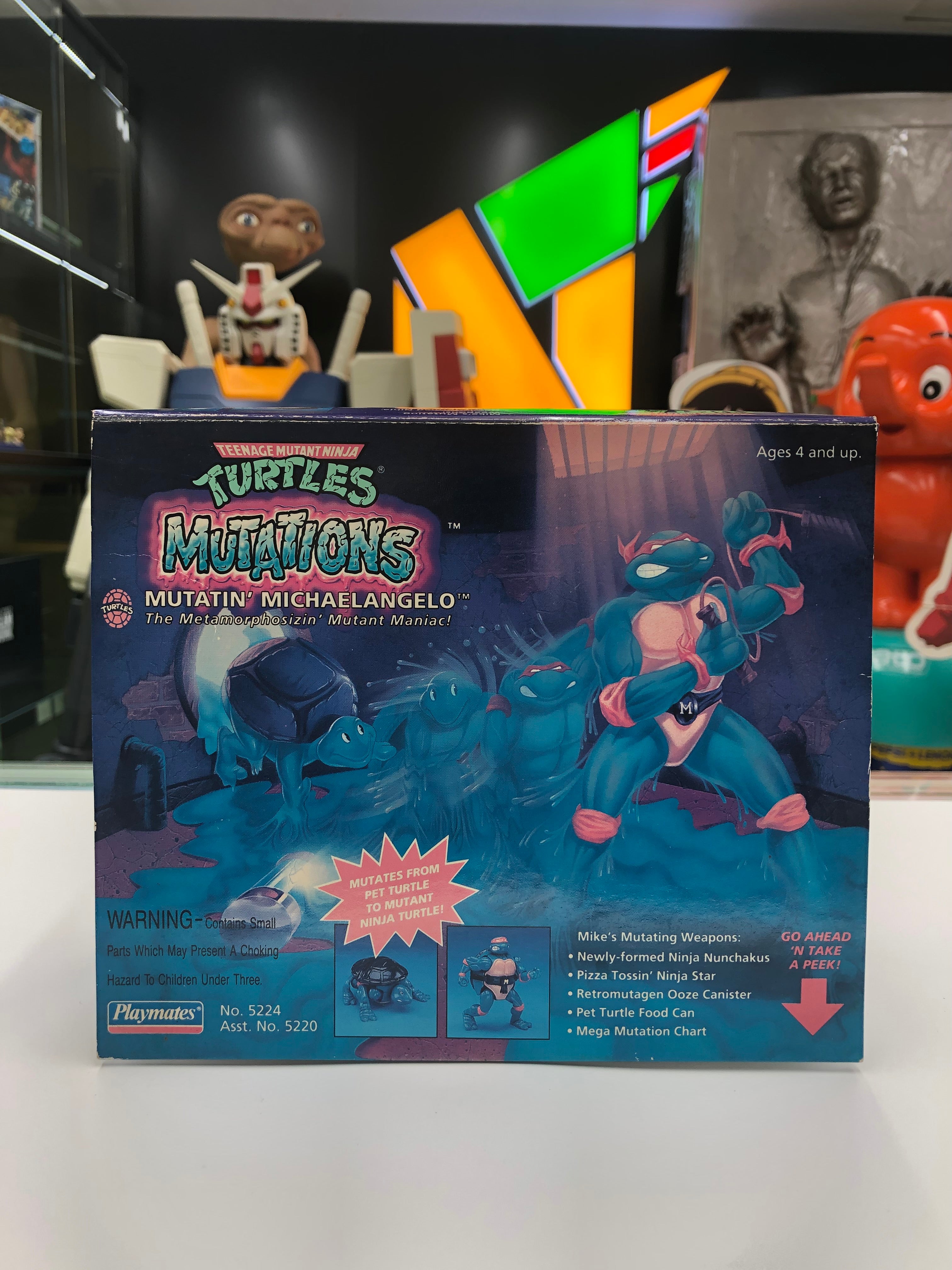 Teenage Mutant Ninja Turtles Mutations Set 1993 Playmates Toy