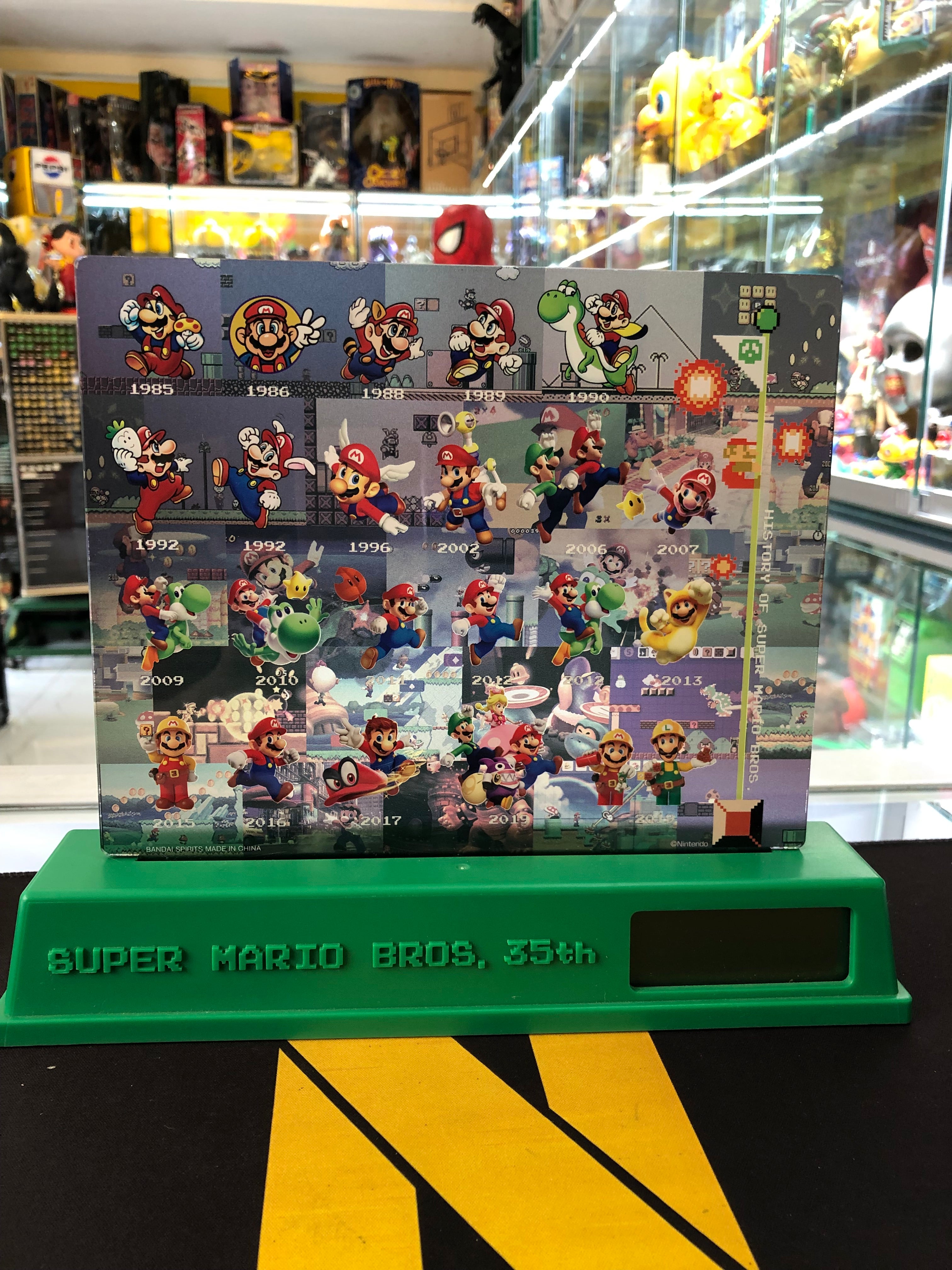 Super Mario bros.35th anniv.clock game sounds