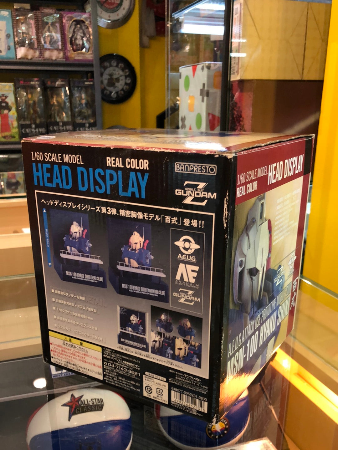 MSN-100 Hyaku Shiki 1/60 scale model head display Real color