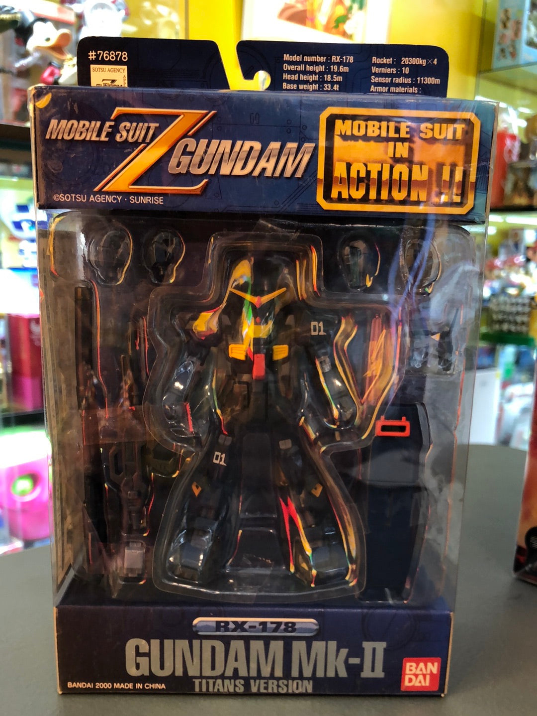 mobile Suit Z Gundam mobile suit in action Rx-178 Gundam MK-II Titans version