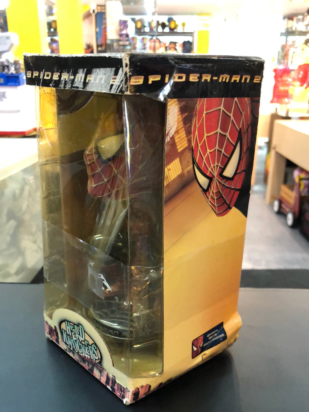 Spiderman Head knockers handpainted