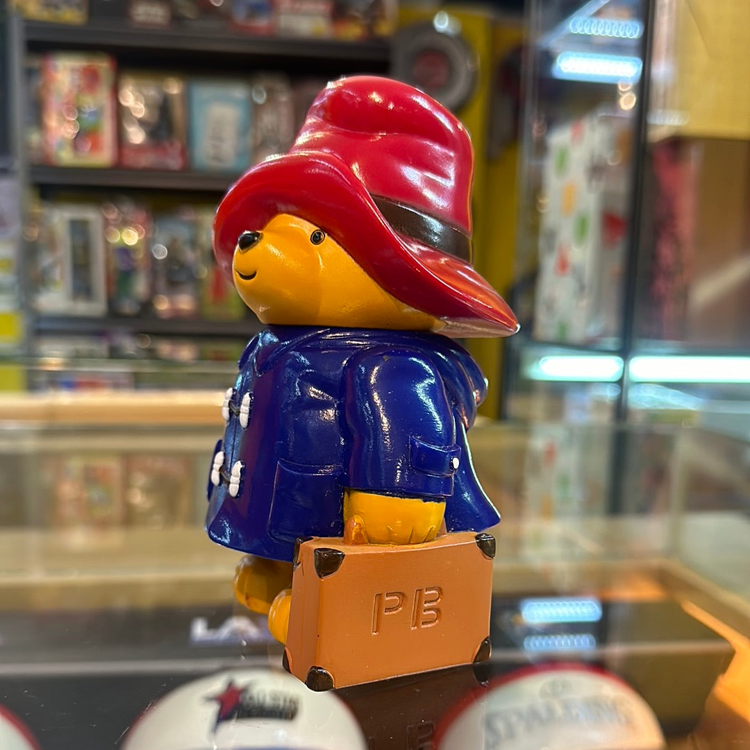 Mitsui Bank Money Box Paddington Blue coat 14cm