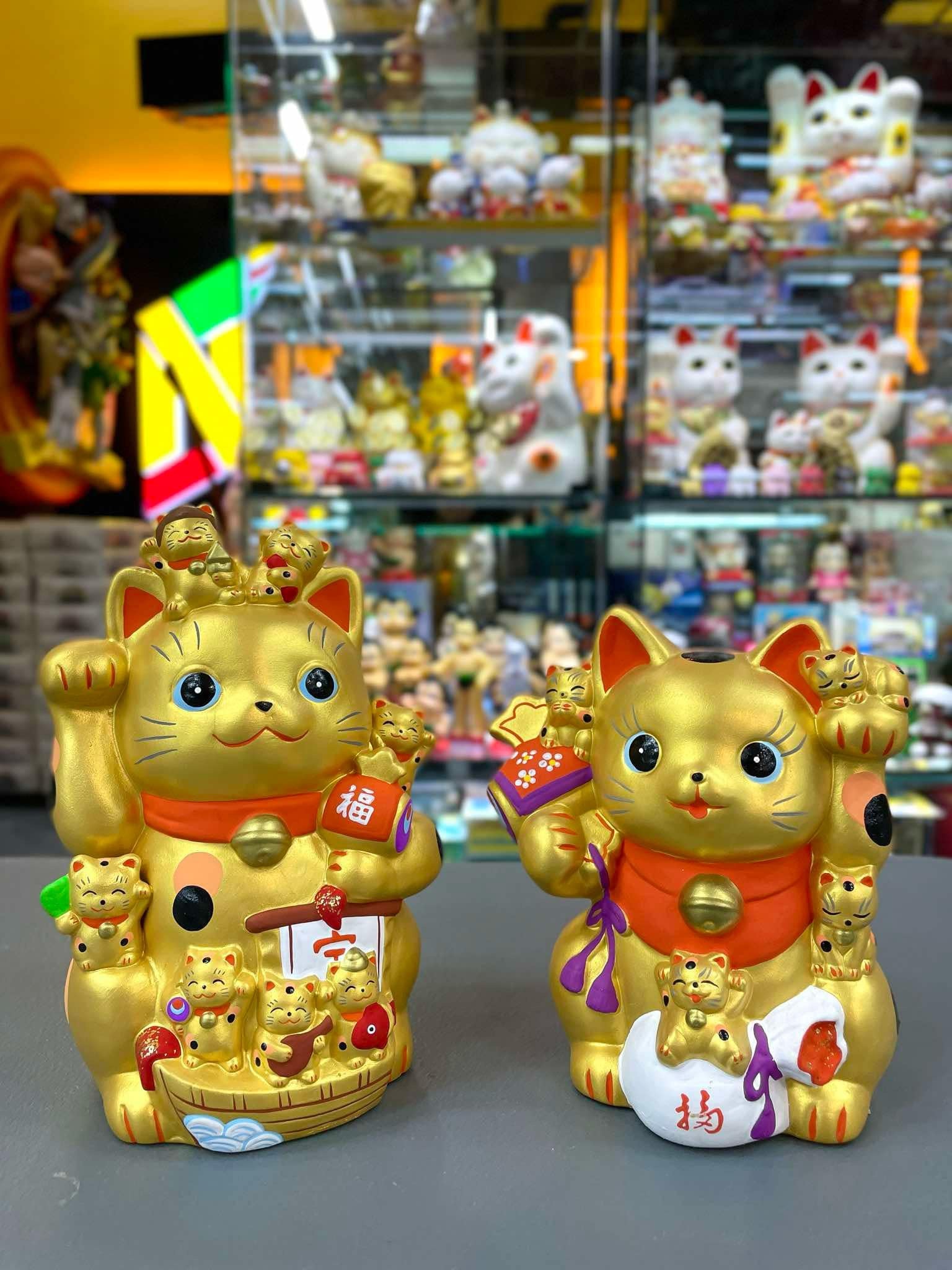 Lucky cats (Gold)