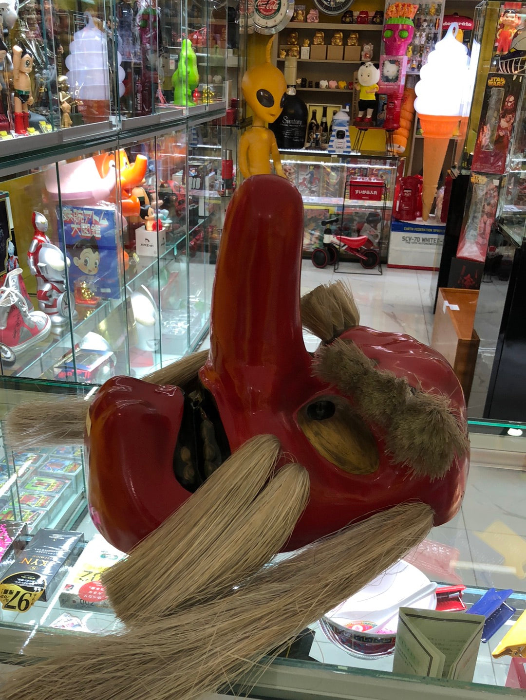 Sarutahikono- mikoto tengu Kagura mask