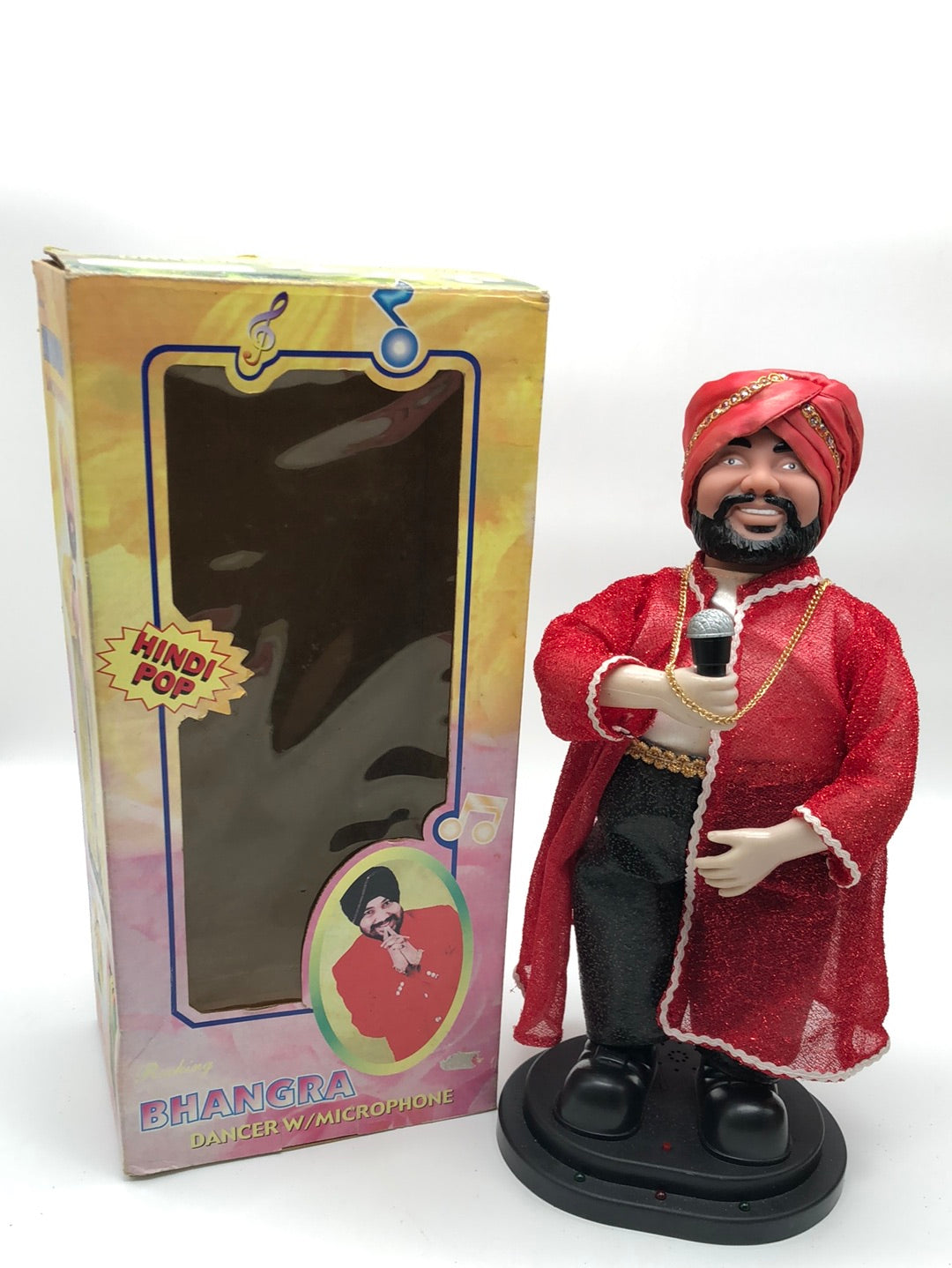 Rocking Bhangra Dancer With Microphone