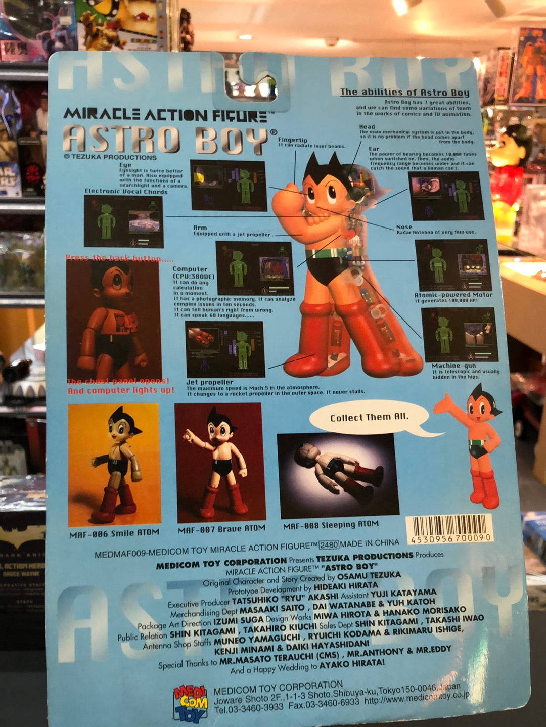 Miracle Action Figure Astroboy ( gray 2,black 1)