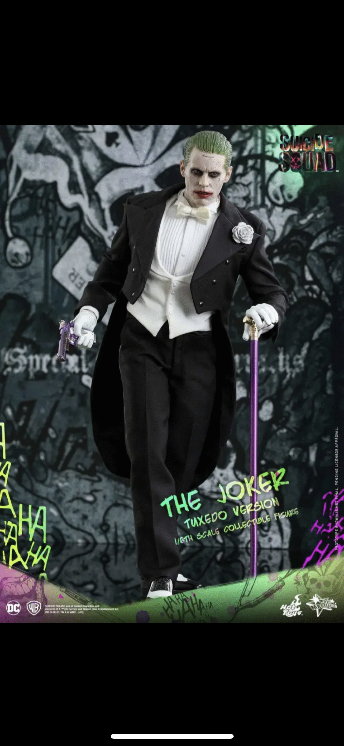 Item: HOT TOYS	SUICIDE SQUAD JOKER TUXEDO VERSION