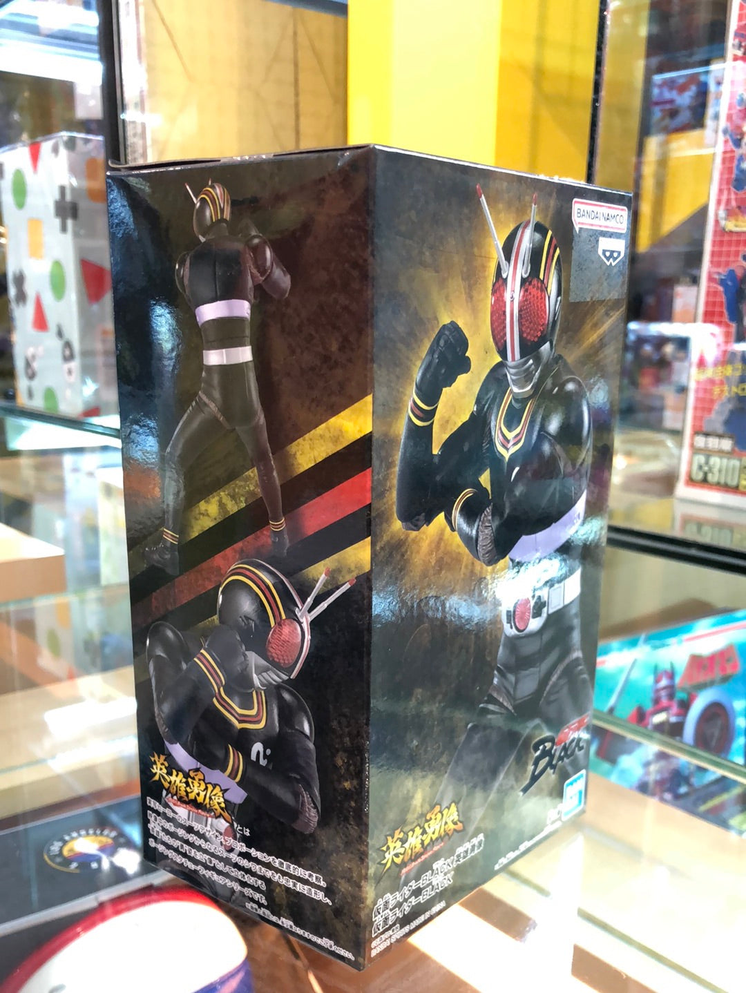 Masked rider black heros brave statue figure