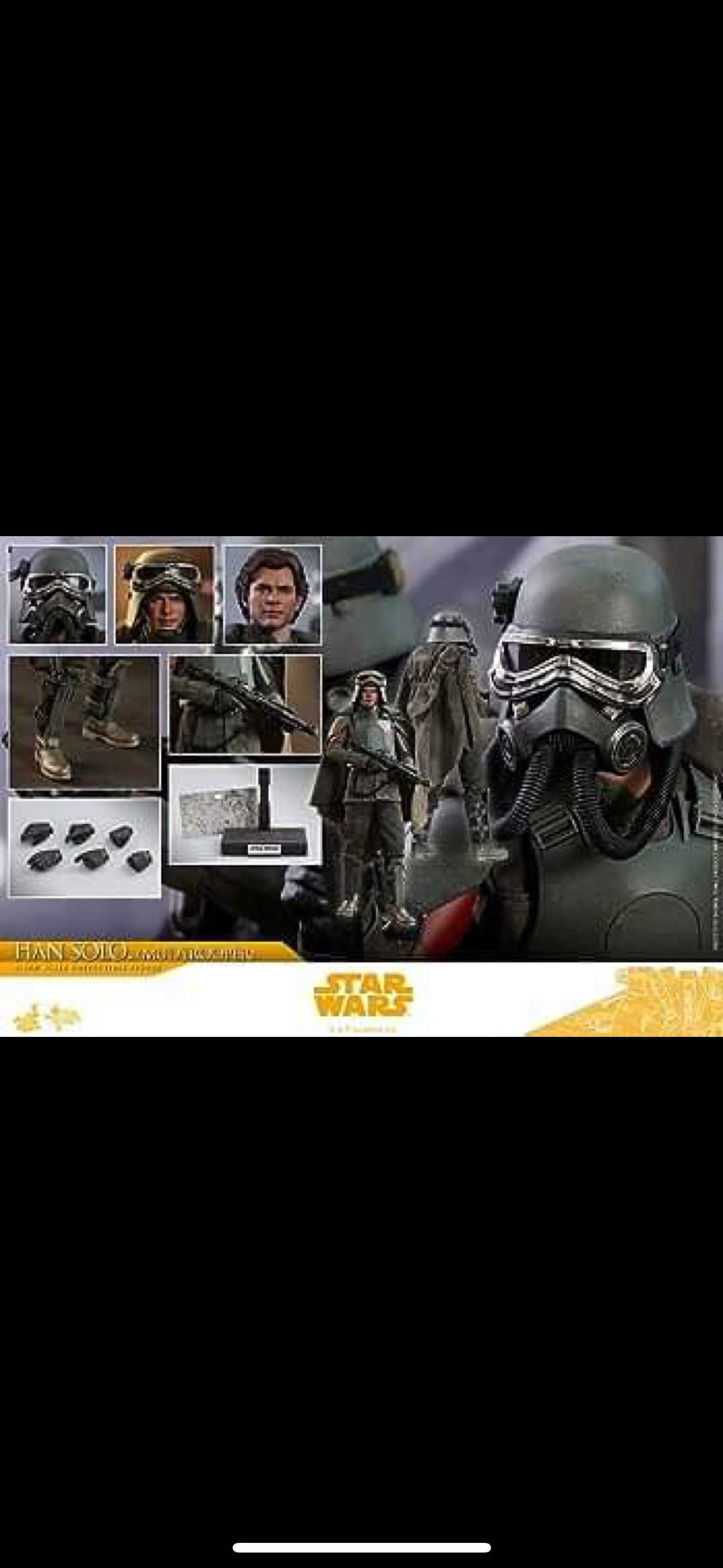 Rare HOT TOYS	STAR WARS SOLO HAN SOLO (MUDTROOPER) SIX SCALE FIGURE BY HOT TOYS