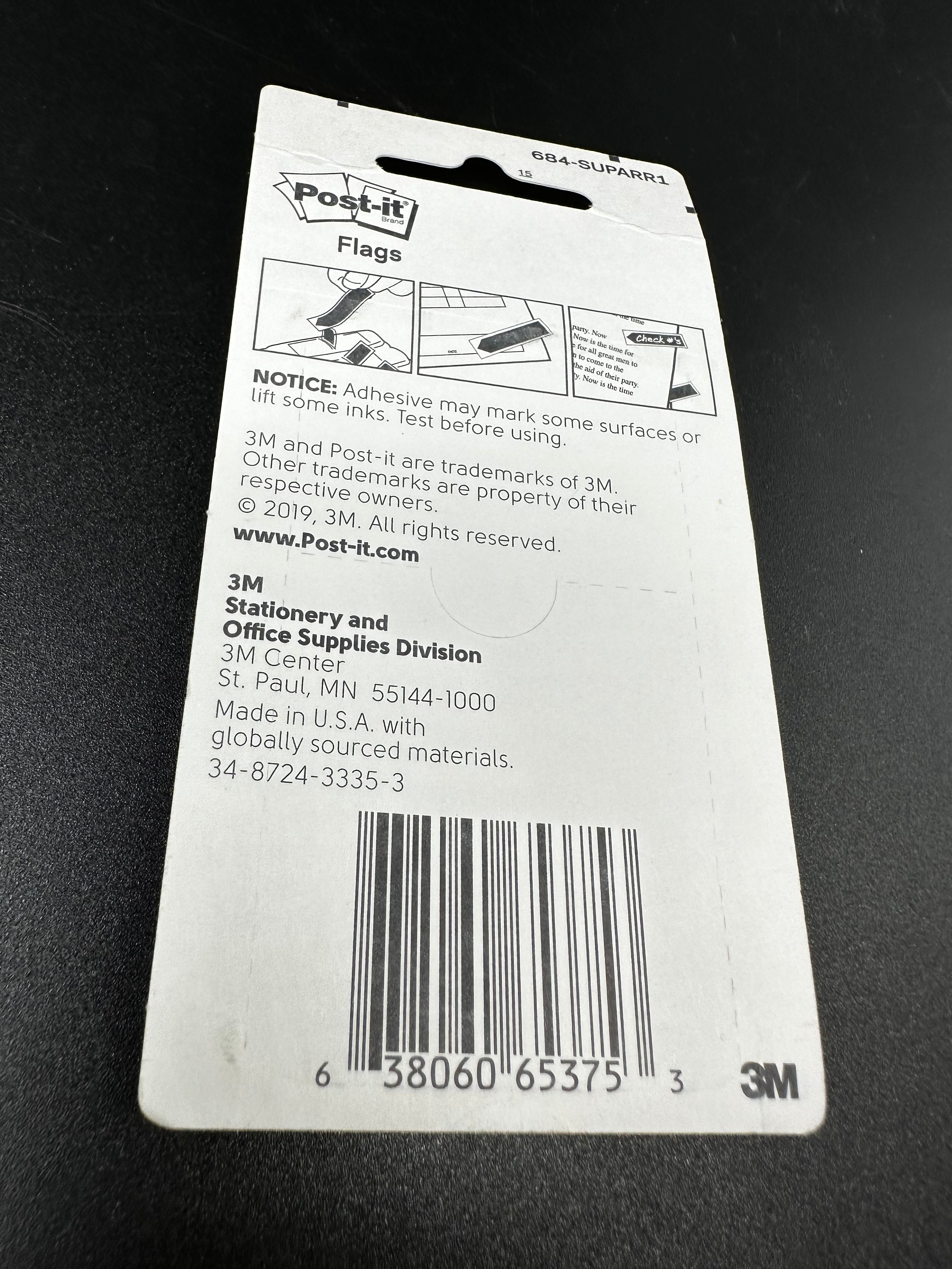 supreme post-it flags