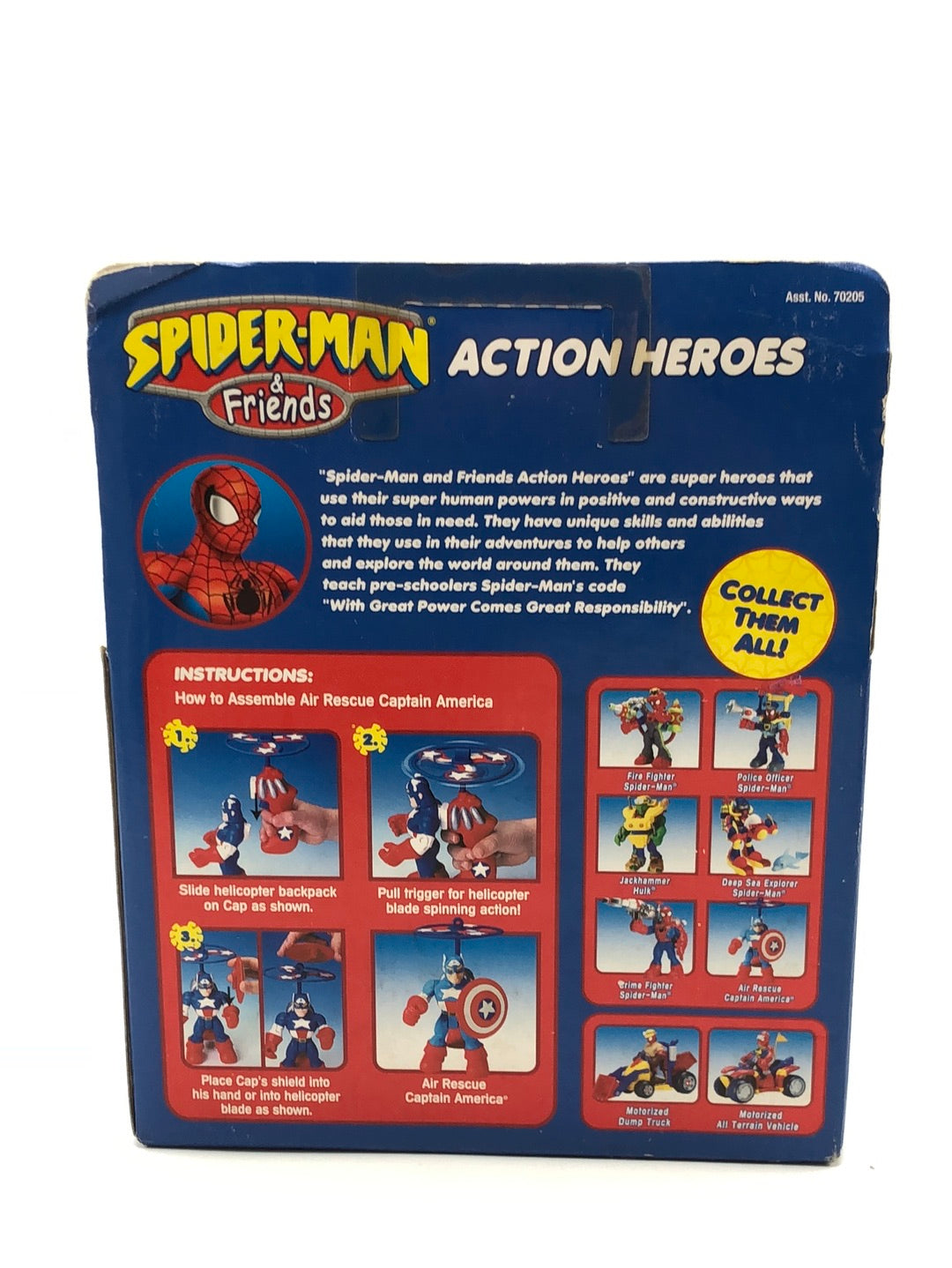 Spider-Man Air Reaue Captain America