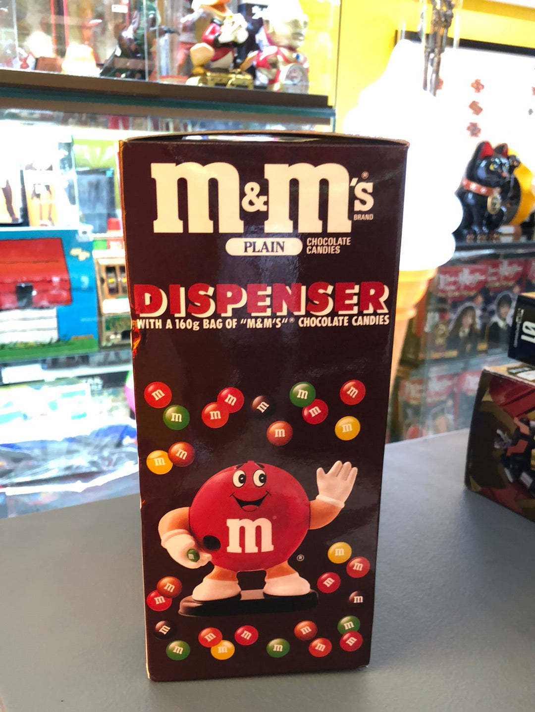 M&M Dispenser With A 160g bag of M&M’S Chocolate candies