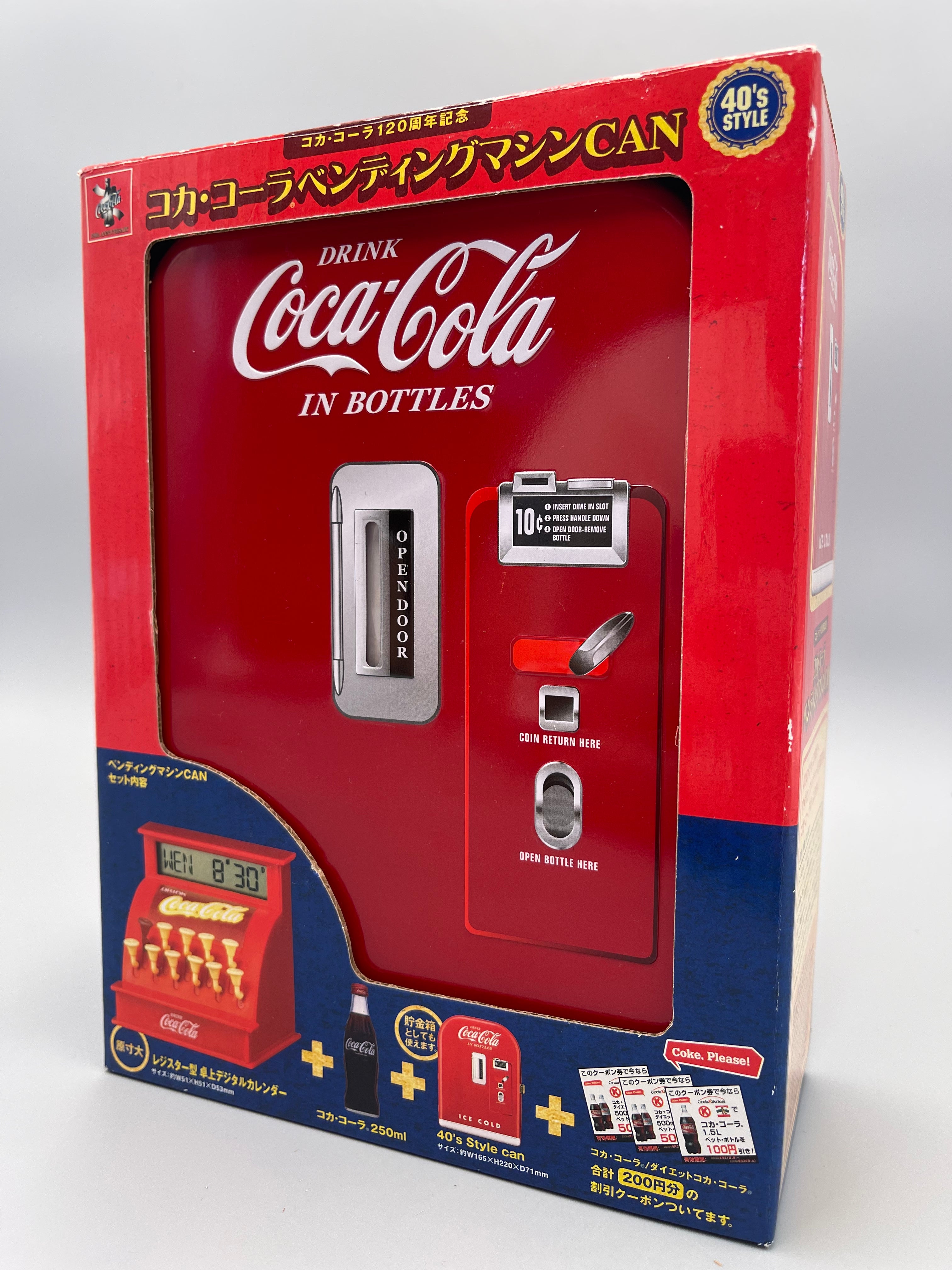 Coca-Cola 120th Anniversary Coca-Cola Vending Machine CAN (40’s Style)