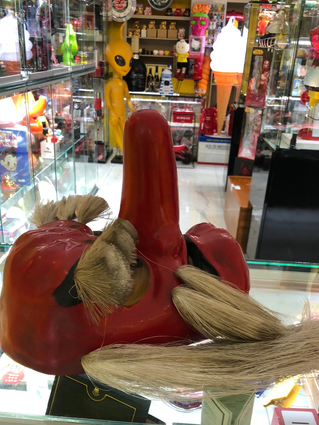 Sarutahikono- mikoto tengu Kagura mask