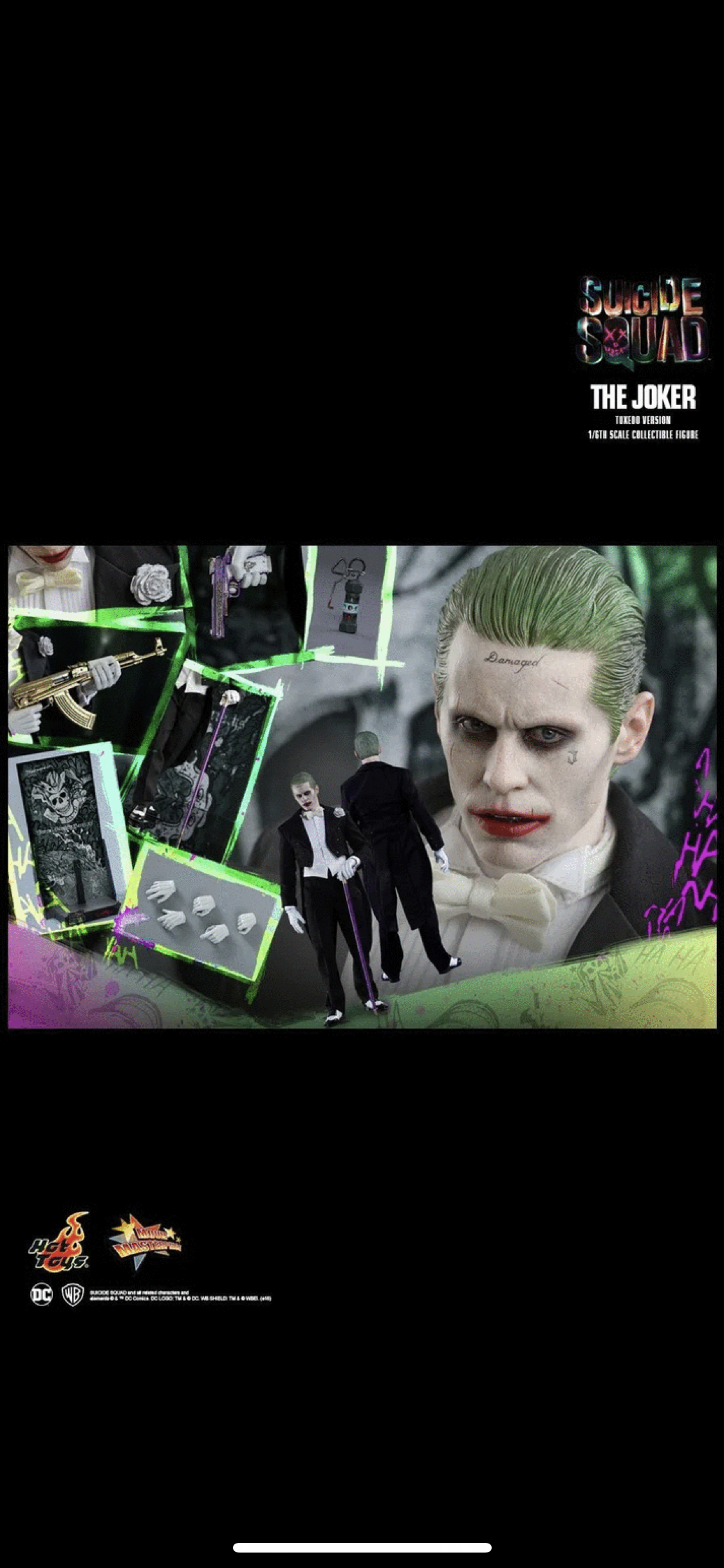 Item: HOT TOYS	SUICIDE SQUAD JOKER TUXEDO VERSION