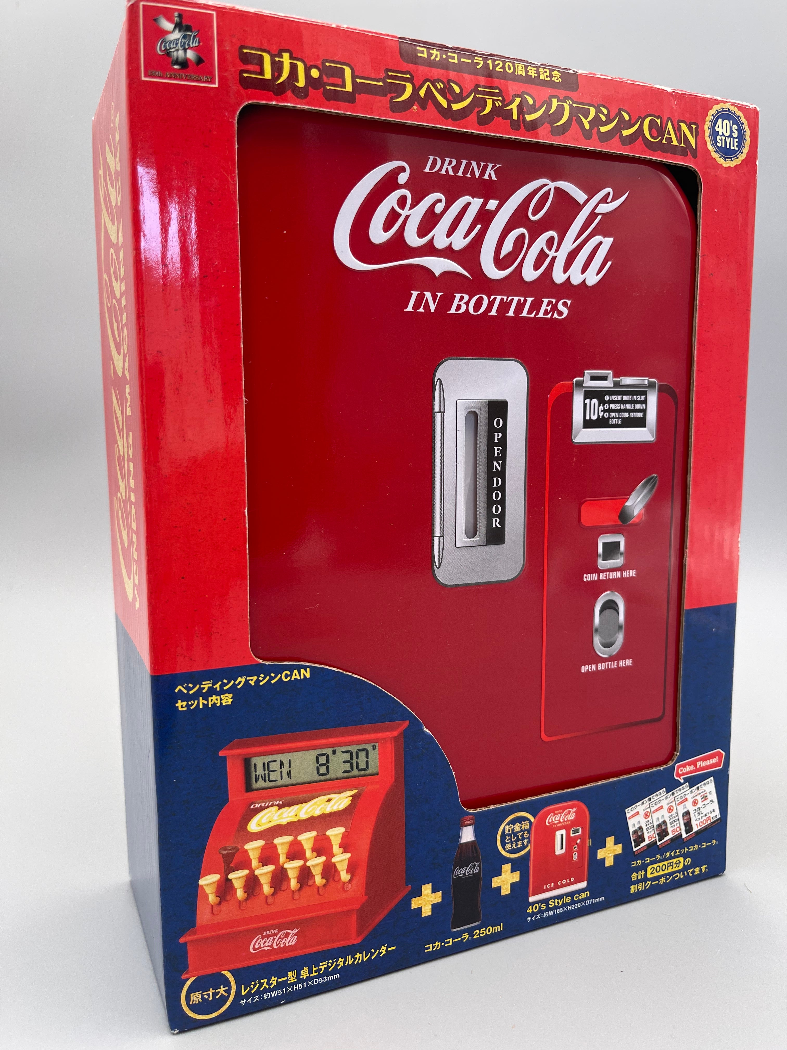 Coca-Cola 120th Anniversary Coca-Cola Vending Machine CAN (40’s Style)