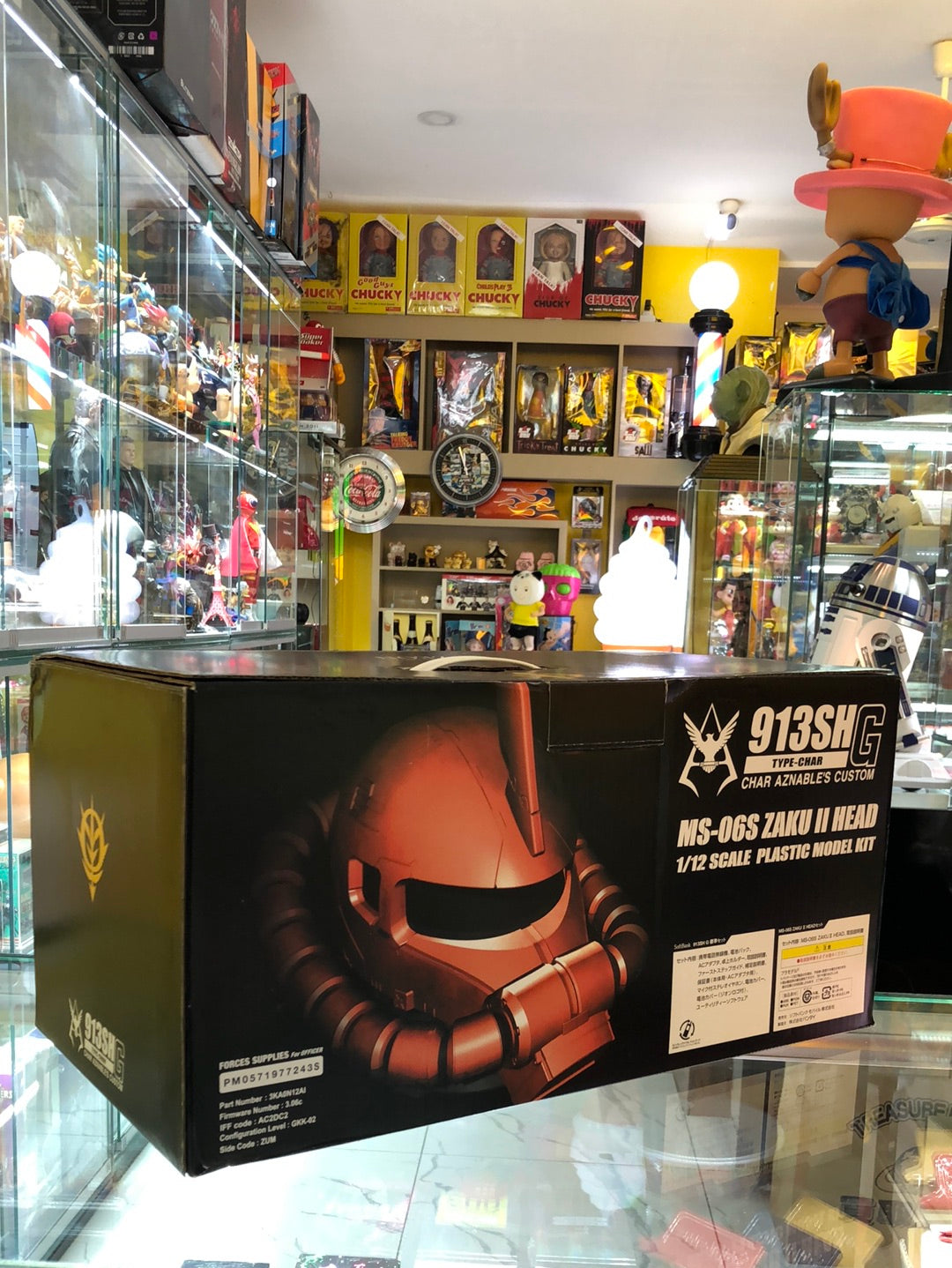 MS-06S ZAKU ll HEAD 1/12 Scale Plastic Model Kit