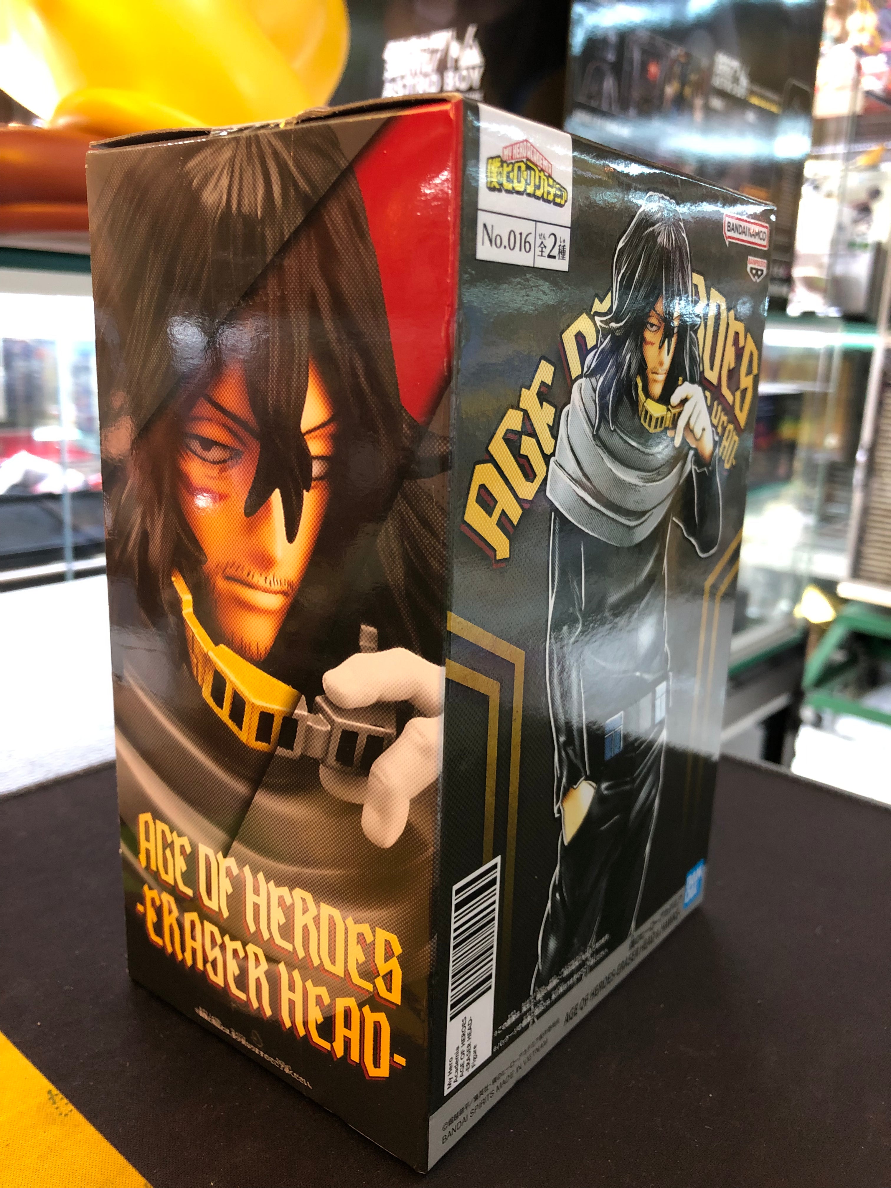 my hero academia age of heroes vol.16 shota aizawa eraser head figure