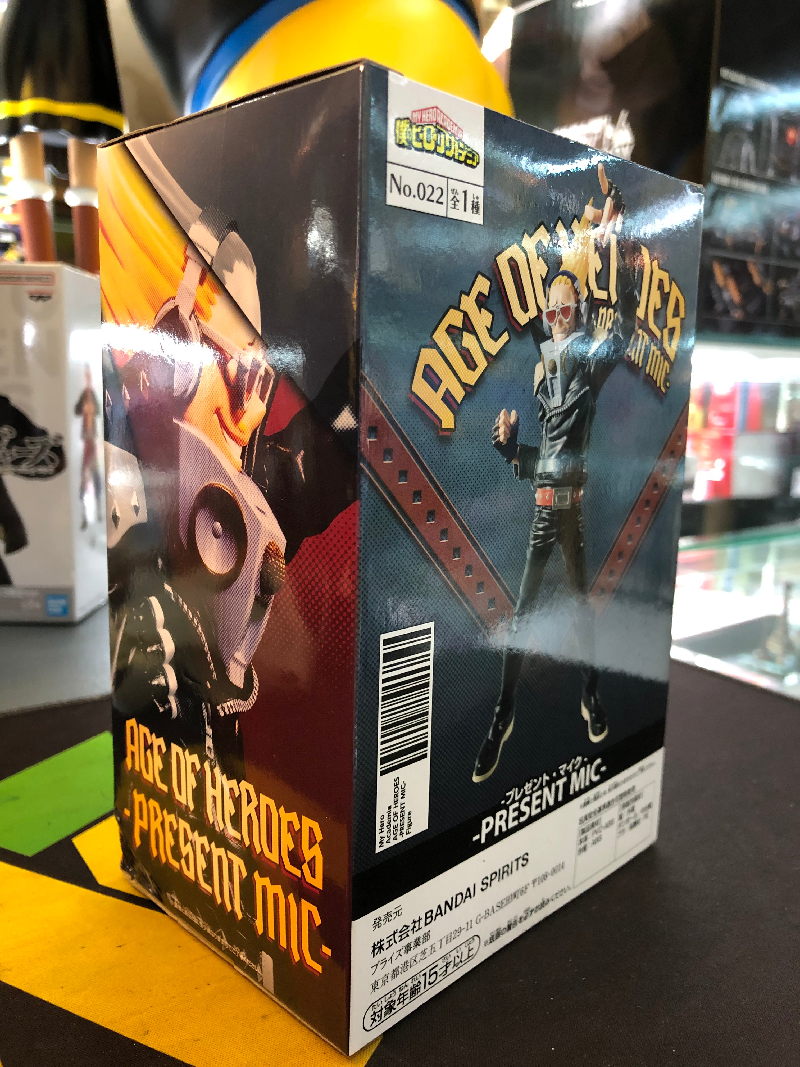 my hero academia present mic age of heroes banpresto