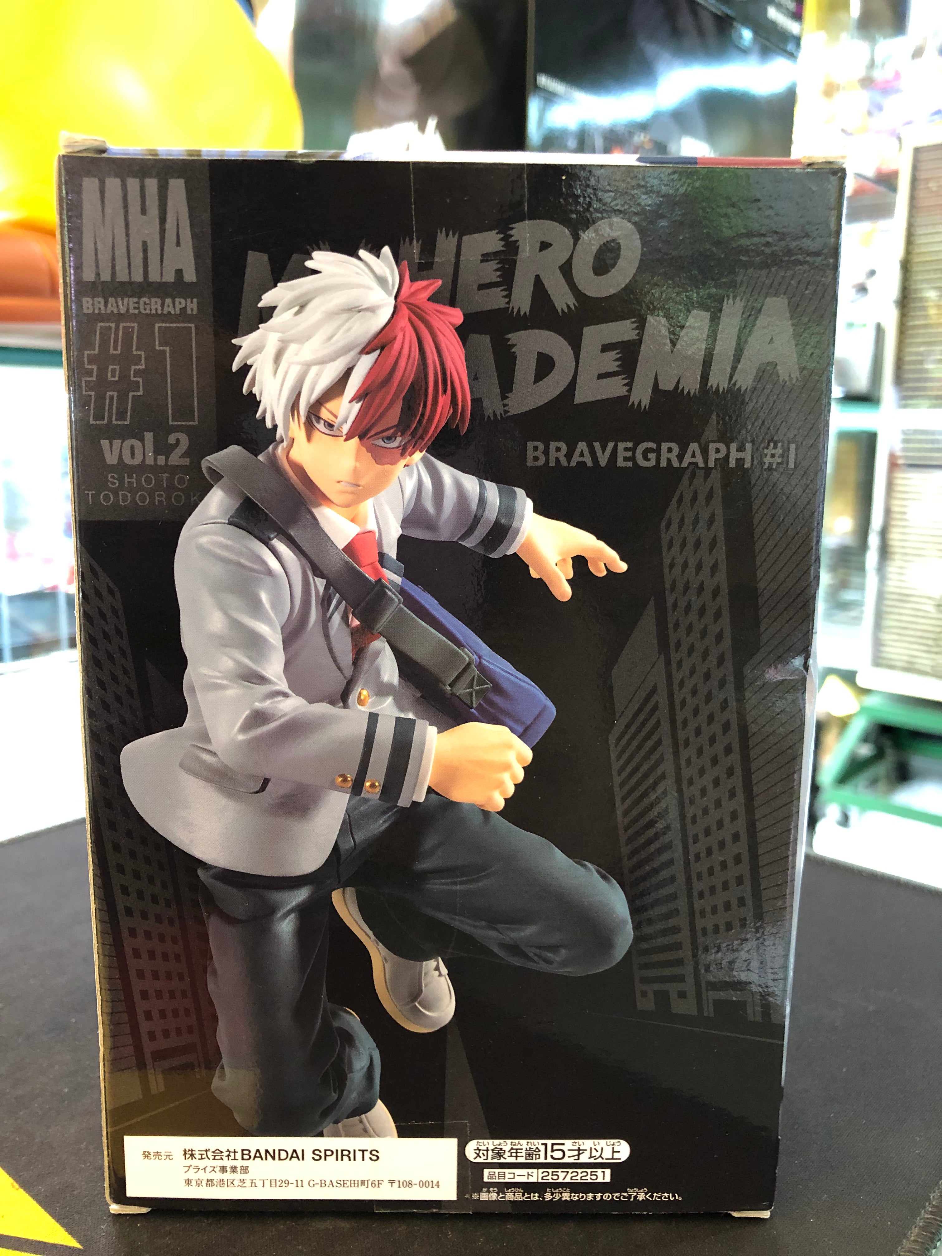 my hero academia bravegraph # 1 banpresto import figure shoto todoroki