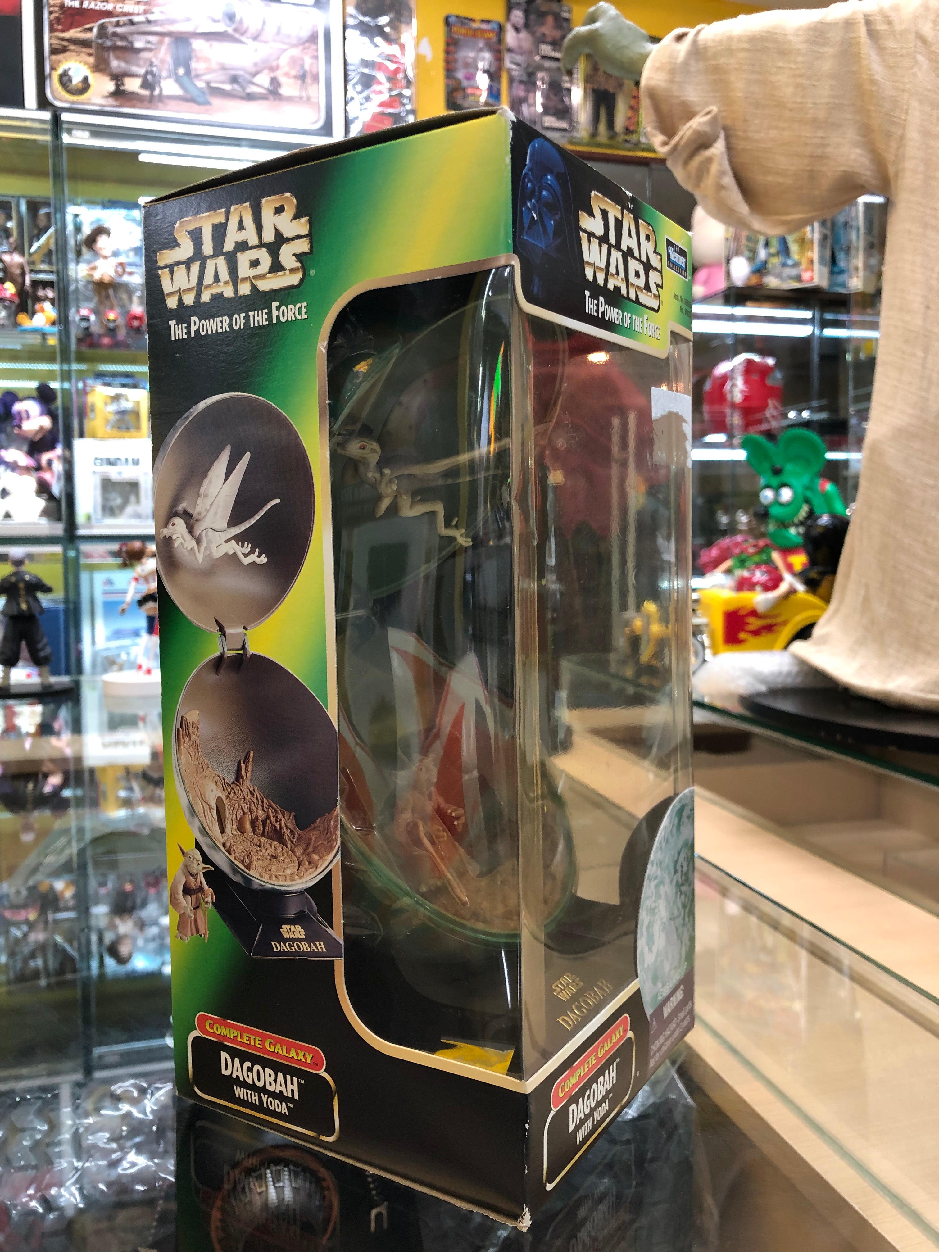 star wars The power of the force, complete galaxy dagobah with yoda