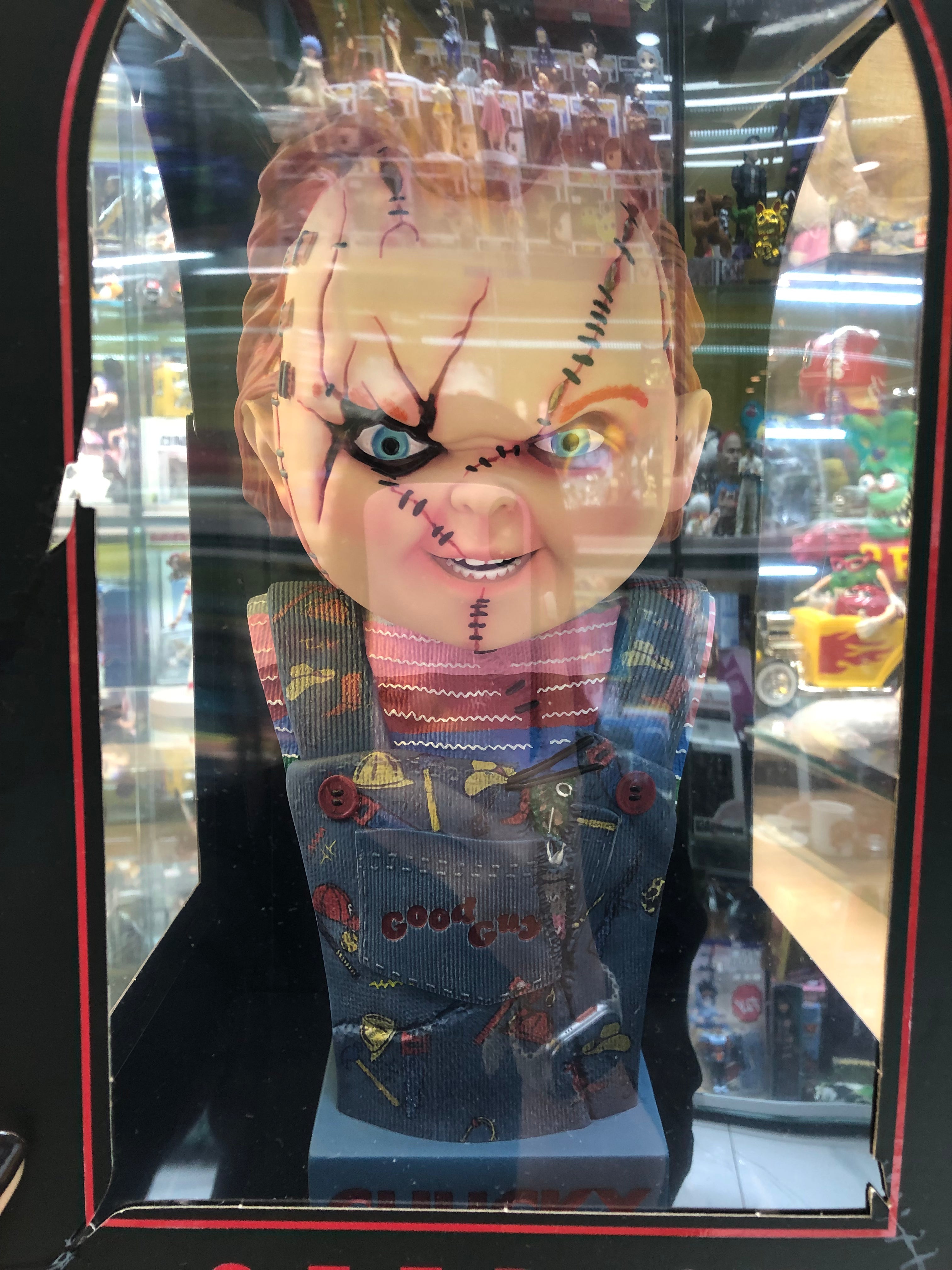Seed of chucky 15 inch chucky bust, trick or treat studios