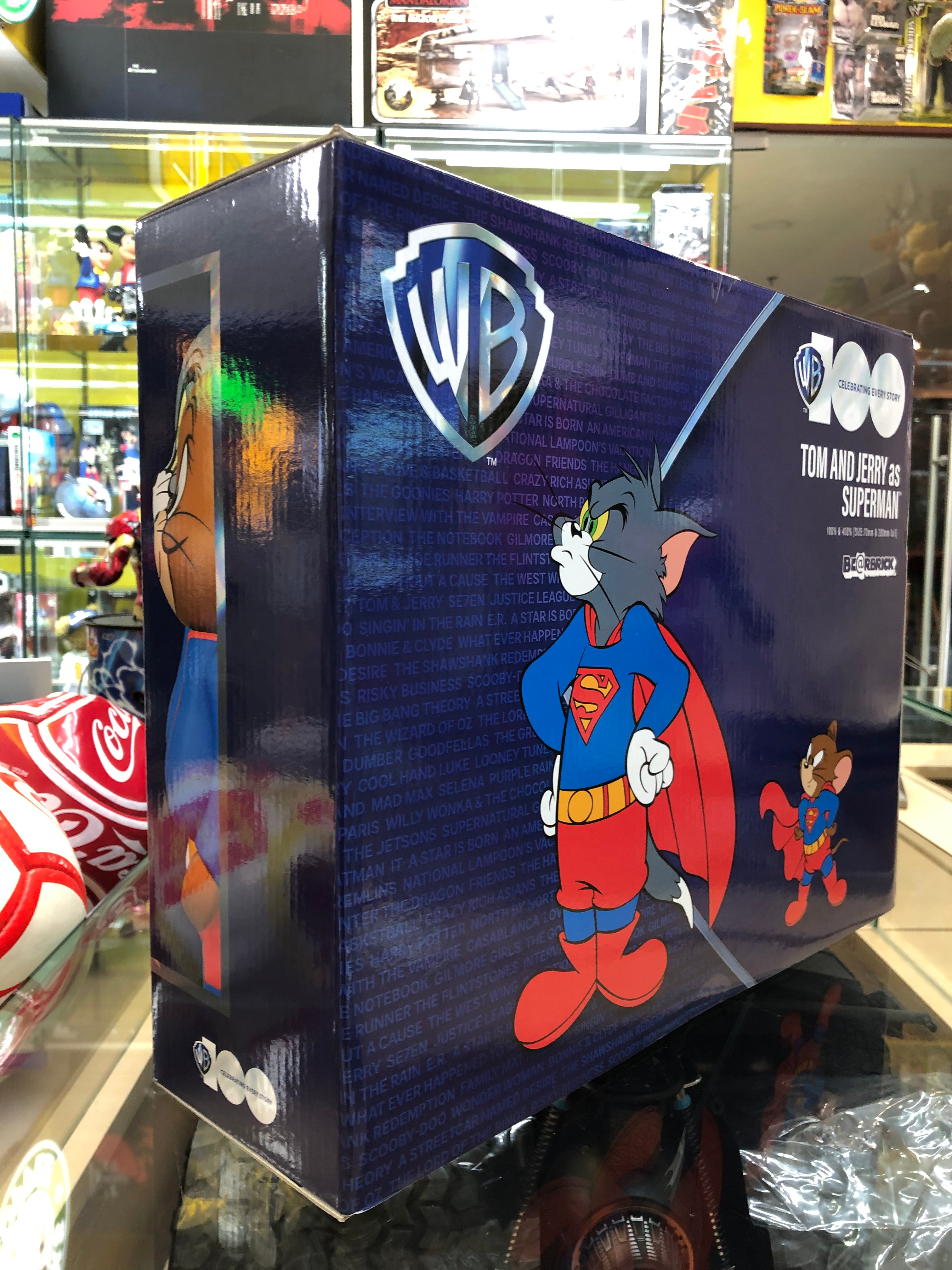 コミック・アニメ BE@RBRICK TOM and JERRY SUPERMAN 100&400 BE@RBRICK SERIES 50
