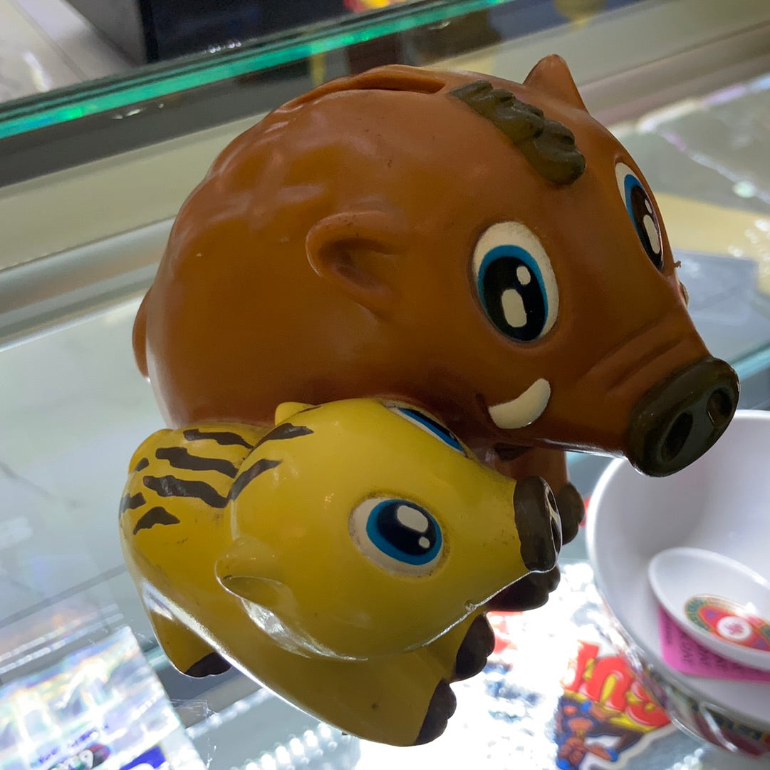 Mini Pig bank light brown
