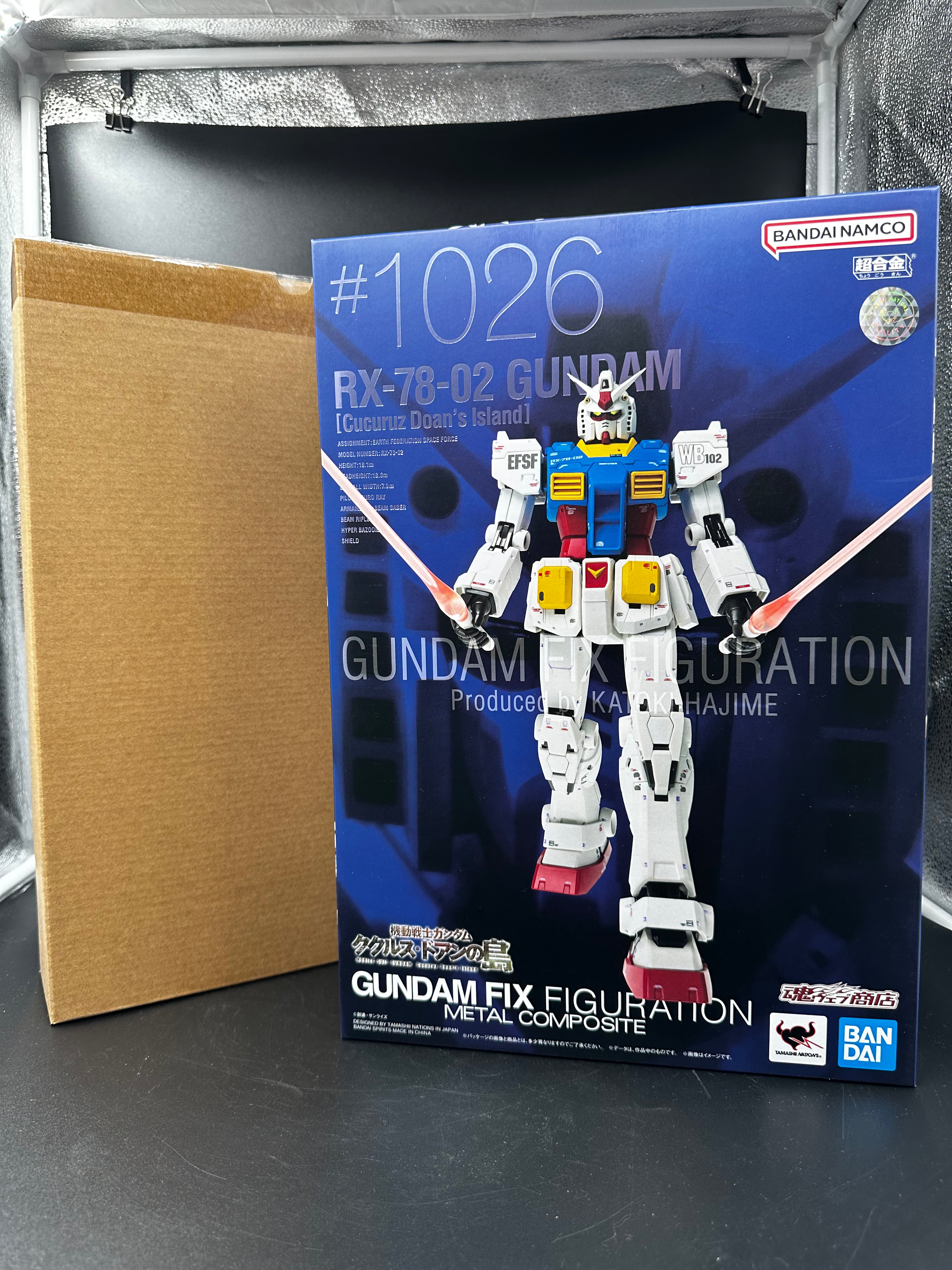 Bandai Spirits GUNDAM FIX FIGURATION METAL COMPOSITE Mobile Suit Gundam Cucuruz Doan Island RX-78-02 Gundam [Cucuruz Doan Island] #1026