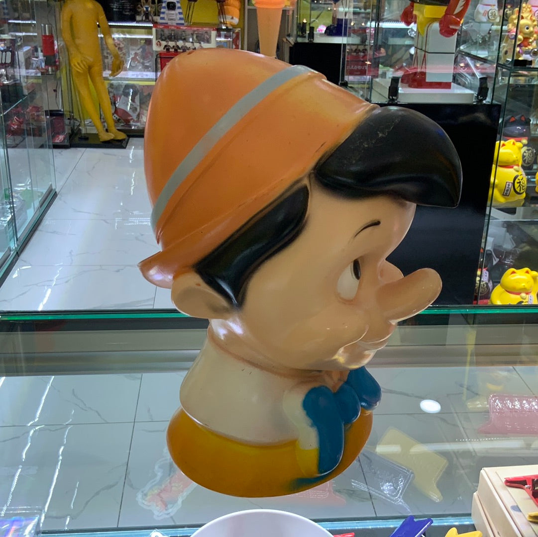 Pinocchio Head Coin Bank
